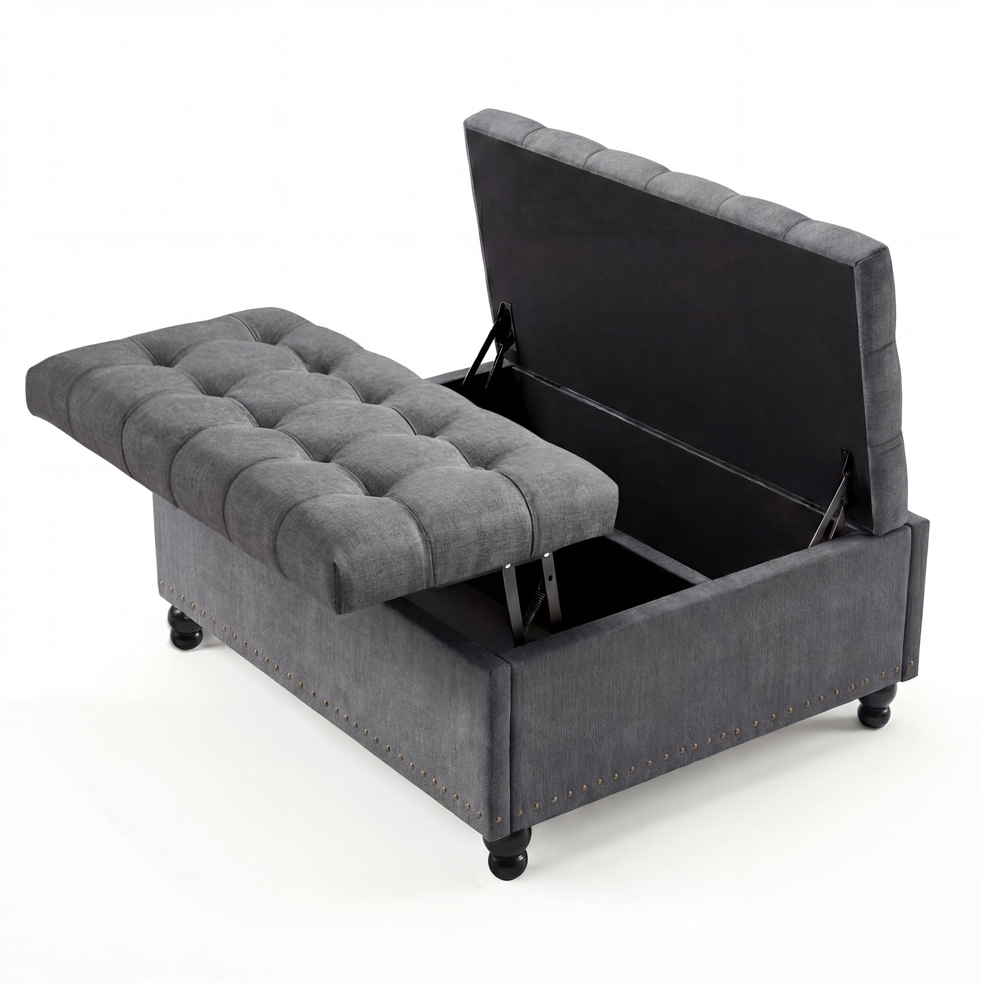 Outdoor Furniture Wood - 36 Inch Square Lift Top Storage