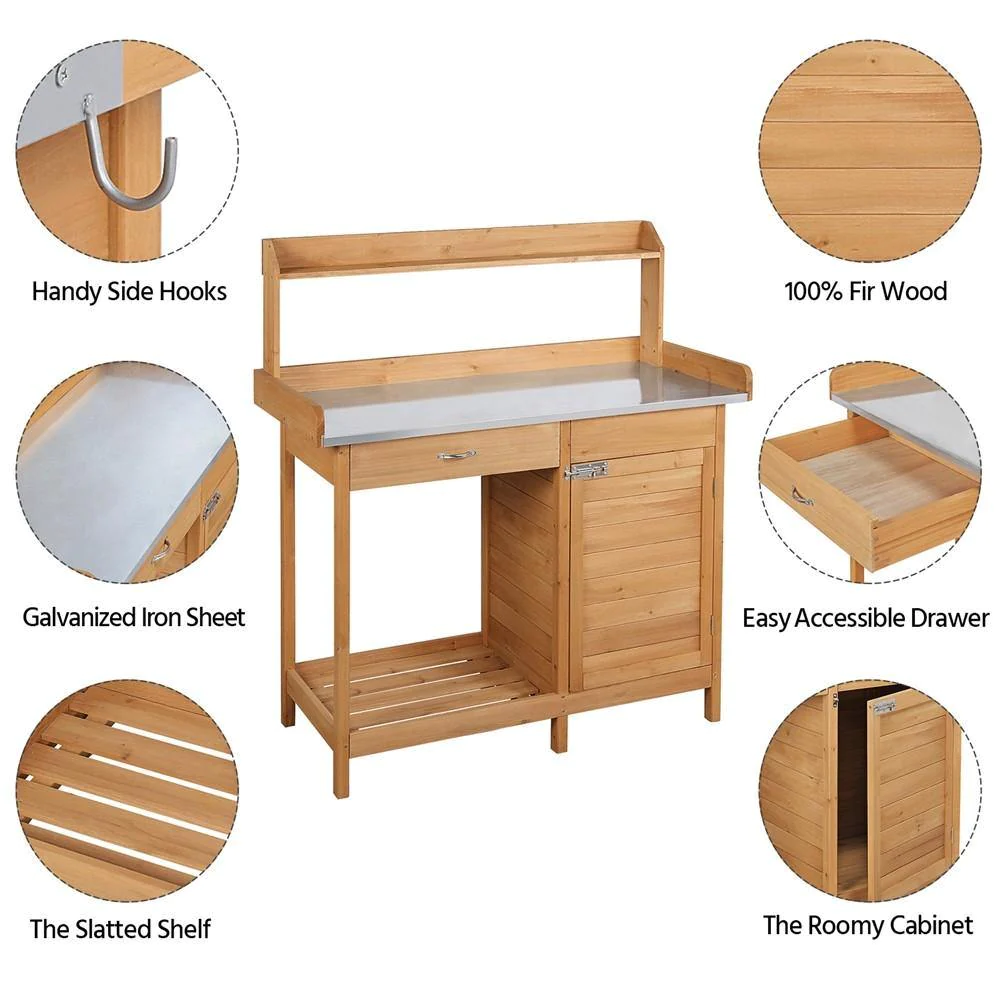 Outdoor Home Use Solid Wood Po - Outdoor Furniture Wood ulasan dan harga