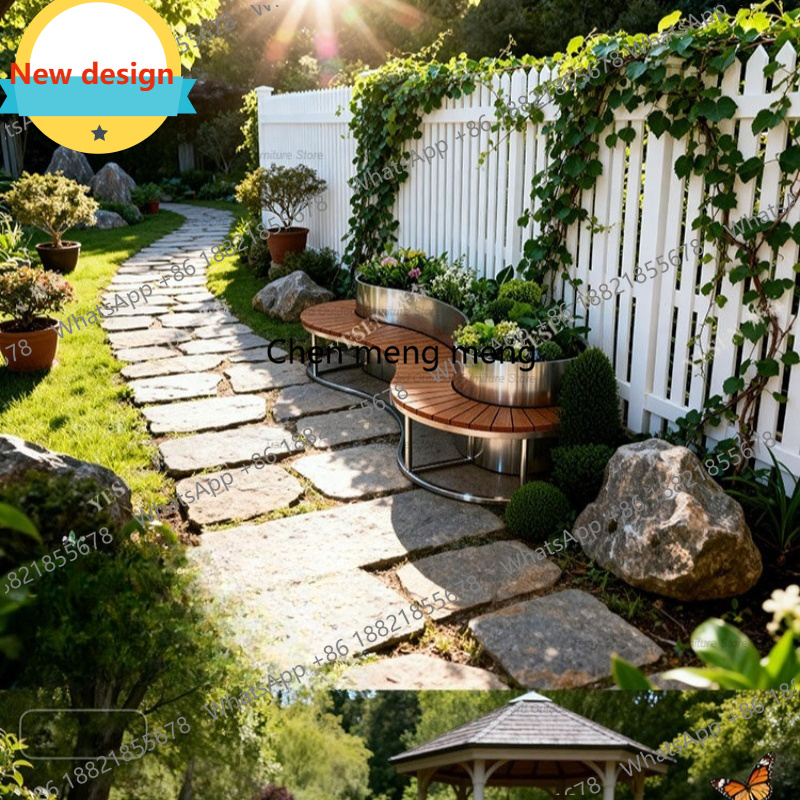 D80 Stainless Steel Flower Box - Outdoor Furniture Metal Chairs ulasan dan harga