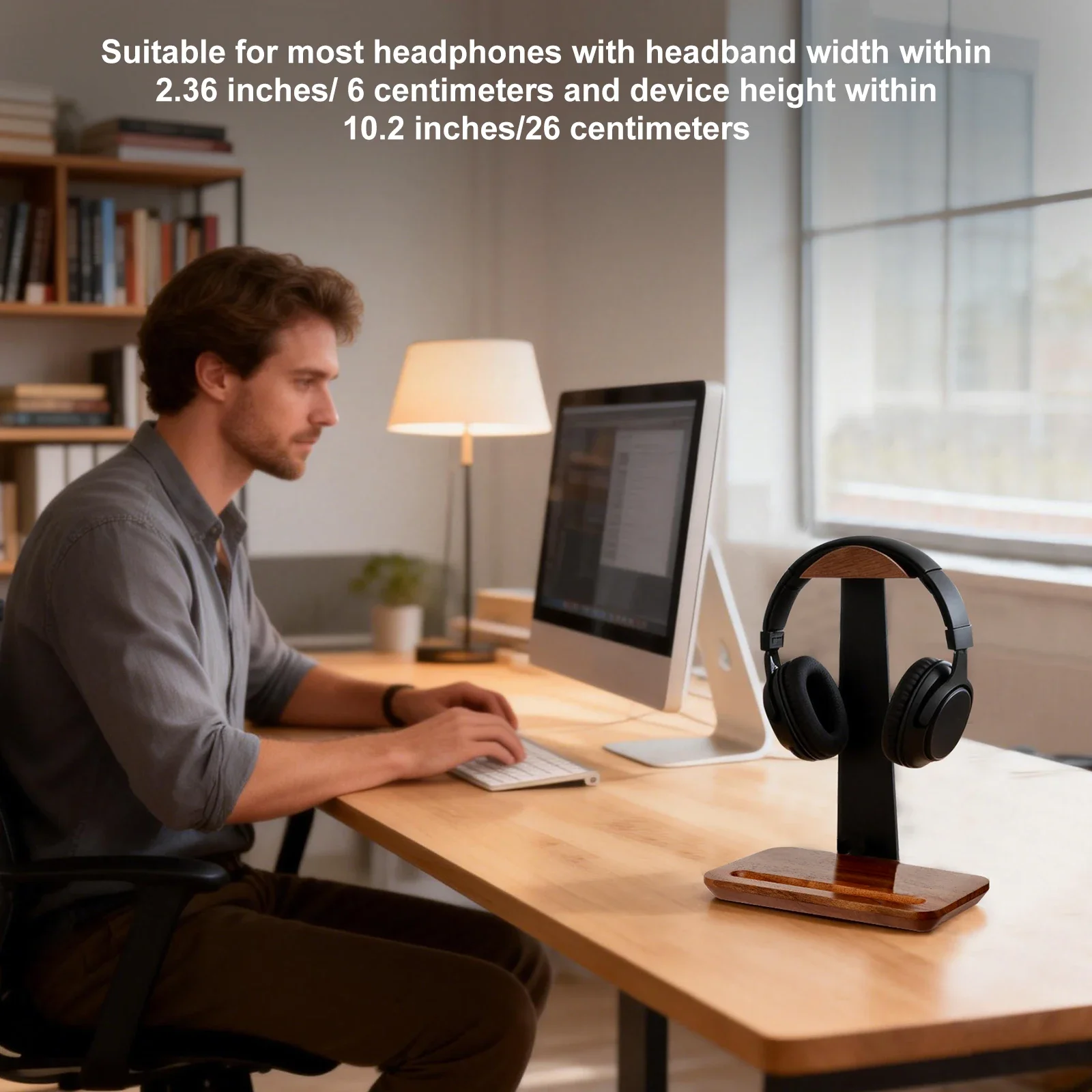 Universal Wood Headphone Stand - Outdoor Furniture Wood ulasan dan harga