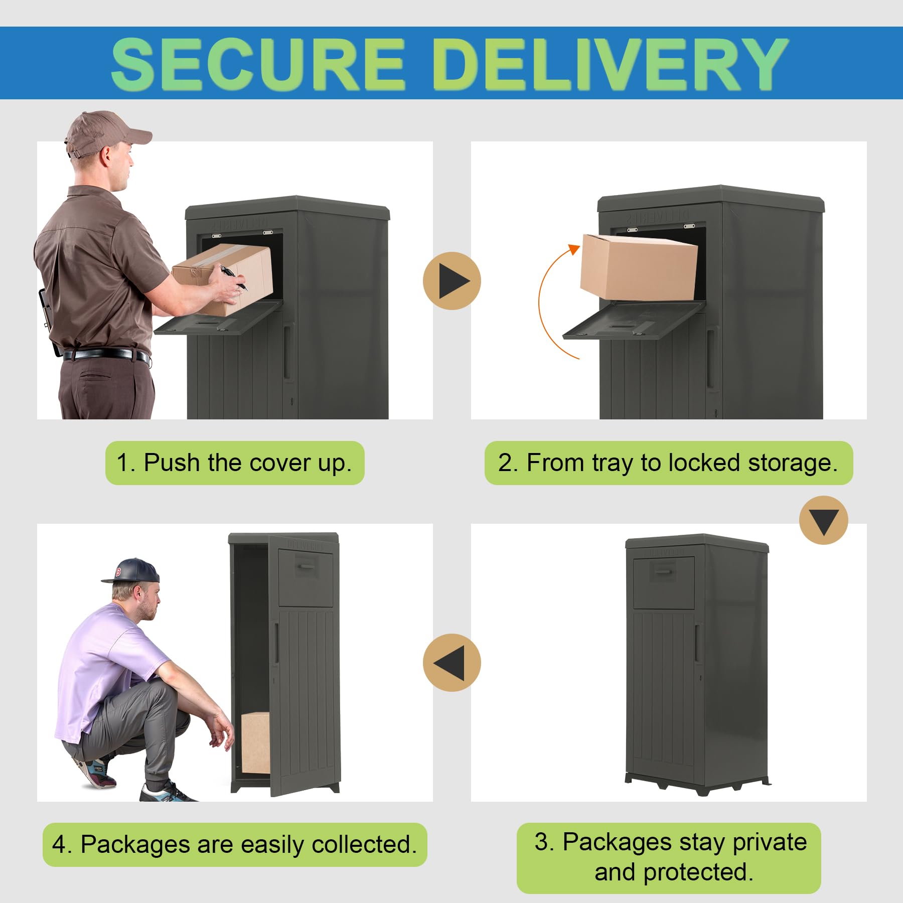 Outdoor Large Parcel Delivery  - Outdoor Furniture Metal ulasan dan harga
