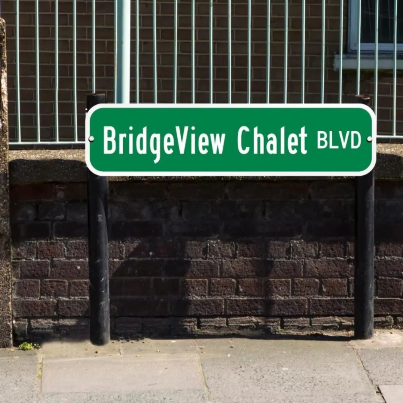 Personalized Green Street Sign - Outdoor Furniture Metal ulasan dan harga